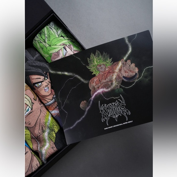 Darc Sport x Wolves Club Broly vs Gogeta “Side by Side” Tee Box Set Size Medium - Picture 9 of 9